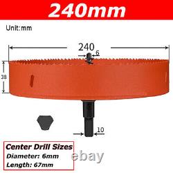 Bi-Metal Hole Saw Cutter? 16mm-250mm Metal Alloy Wood Plastic Holesaw Drill Bit