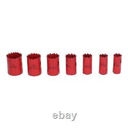 Bi Metal Hole Saw Kit 19Pcs M3 High Speed Steel Serrated Edge Hole Saw Set