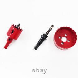 Bi Metal M42 Hole Saw 15-200mm Drill Bit Arbor Pilot Hole Saw Metal Wood Plastic