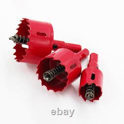 Bi Metal M42 Hole Saw 15-200mm Drill Bit Arbor Pilot Hole Saw Metal Wood Plastic