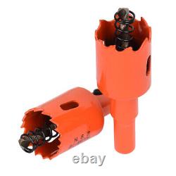 Bi metal Hole Saw 15-200mm M42 Drill Bit Arbor Pilot Hole Saw Metal Wood Plastic