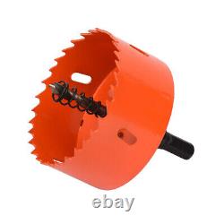 Bi metal Hole Saw 15-200mm M42 Drill Bit Arbor Pilot Hole Saw Metal Wood Plastic