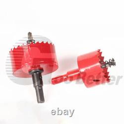 Bi metal Hole Saw 15 mm-200 mm Drill Bit Arbor Pilot Hole Saw Metal Wood Plastic