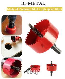 Bi metal Hole Saw 15mm-300mm Drill Bit Arbor Pilot Hole Saw Metal Wood Plastic