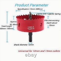 Bi metal Hole Saw 15mm-300mm Drill Bit Arbor Pilot Hole Saw Metal Wood Plastic