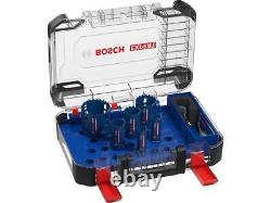 Bosch 2608900446 Tough Material Carbide Hole Saw Set 8pc Electrician Plumber