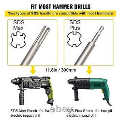 Concrete Hole Saw Kit Max Shank Wall Hole Cutter Connecting Rod Drill Bit Set