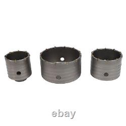 Concrete Hole Saw Set Plus Shank Wall Hole Drill Bits Kit For Cement Brick Wall