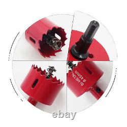 Dia 15-300mm Bi-Metal Hole Saw Cutter Arbor Pilot Hole Saw Drill Bit Metal Wood