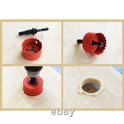 Dia 15-300mm Bi-Metal Hole Saw Cutter Arbor Pilot Hole Saw Drill Bit Metal Wood