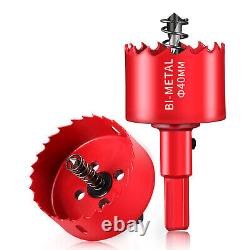 Dia 15-300mm Bi-Metal Hole Saw Cutter Arbor Pilot Hole Saw Drill Bit Metal Wood