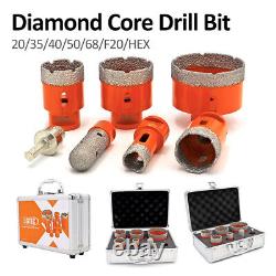 Diamond DrillCore Bit Set for Porcelain Tile Ceramic Marble Hole Saw 7pcs/box