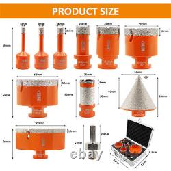 Diamond Drill Bit Set M14 Hole Saw Drilling Bit Chamfer Bit Ceramic Tile Marble