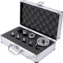 Diamond Drill Bit Storage Case Tile Hole Saw Kit Vacuum Brazed Diamond Drill Bit