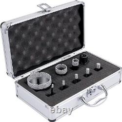 Diamond Drill Bit Storage Case Tile Hole Saw Kit Vacuum Brazed Diamond Drill Bit