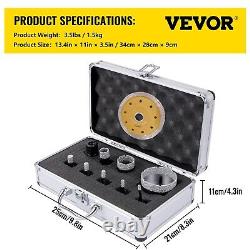 Diamond Drill Bit Storage Case Tile Hole Saw Kit Vacuum Brazed Diamond Drill Bit