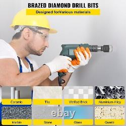 Diamond Drill Bit Storage Case Tile Hole Saw Kit Vacuum Brazed Diamond Drill Bit