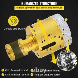 Diamond Drill Bits Diamond Hole Saw Tile Hole Saw Kit Vacuum Brazed Drill Bit