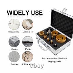 Diamond Drilling Core Bit Set Tile Hole Saw for Masonry Ceramic Tile M14 Grinder