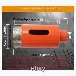 Diamond Hole Saw 6mm 75mm Drill Core Bit Tile Ceramic Porcelain Stone Marble