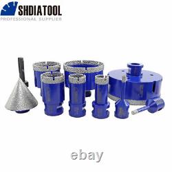 Diamond Hole Saw Kit Tile Drill Bits Marble Porcelain Cutter 5/8-11 10pcs/box