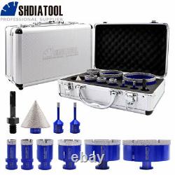 Diamond Hole Saw Kit Tile Drill Bits Marble Porcelain Cutter 5/8-11 10pcs/box