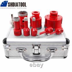 Dry Diamond M14 Hole Saw Drilling Core Bits Cutter for Ceramic Granite 9pcs/box