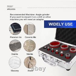 Dry Diamond M14 Hole Saw Drilling Core Bits Cutter for Ceramic Granite 9pcs/box