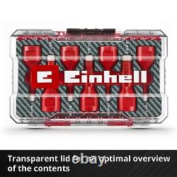 Einhell Diamond Hole Saw Bit Set 7 Pieces For M14 With M-CASE Box KWB