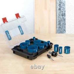 Erbauer Bi-Metal Steel 13 Piece Holesaw Set