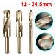 HSS-Co 6542 Twist Drill Bits 1/2 Shank Dia. Hardplate Wood Metal Steel Cutting