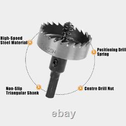 HSS Hole Saw Drill Bits Stainless Steel Metal, Wood Cutter Hole Saw 12 mm-80 mm