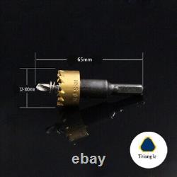 HSS Titanium Drill Bit Hole Saw Stainless Steel Metal Alloy Cutter 12 100 mm