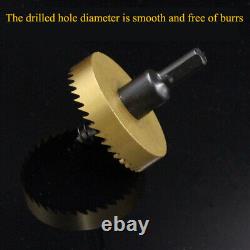 HSS Titanium Drill Bit Hole Saw Stainless Steel Metal Alloy Cutter 12 100 mm