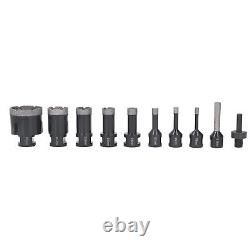 Hole Saw Kit Vacuum Brazed Drill Bits M14 6-50mm For Porcelain Tile