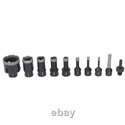 Hole Saw Kit Vacuum Brazed Drill Bits M14 6-50mm For Porcelain Tile