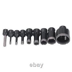 Hole Saw Kit Vacuum Brazed Drill Bits M14 6-50mm For Porcelain Tile