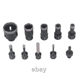 Hole Saw Kit Vacuum Brazed Drill Bits M14 6-50mm For Porcelain Tile