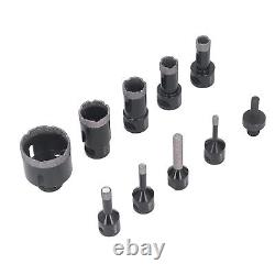 Hole Saw Kit Vacuum Brazed Drill Bits M14 6-50mm For Porcelain Tile