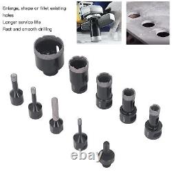 Hole Saw Kit Vacuum Brazed Drill Bits M14 6-50mm For Porcelain Tile