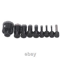 Hole Saw Kit Vacuum Brazed Drill Bits M14 6-50mm For Porcelain Tile