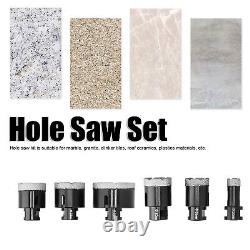 Hole Saw Set 6-in-1 Tile Hollow Drill Hand Tools Hardware With Box