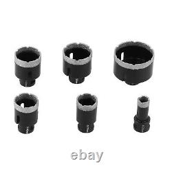 Hole Saw Set 6-in-1 Tile Hollow Drill Hand Tools Hardware With Box