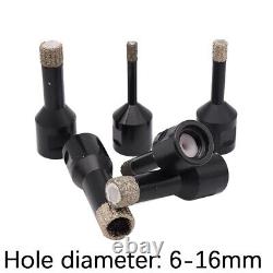 M14 Dry Diamond Hole Saw Drill Ceramic Porcelain Brick Marble 6-16mm Ceramic