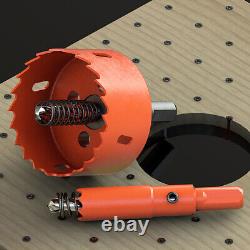 M42 Bi Metal Hole Saw 16250mm Drill Bit Arbor Pilot Hole Saw Metal Wood Plastic