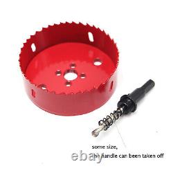 M42 Bi-Metal Hole Saw With Arbor Metal Sheet Cutting Wood Plaster 15mm-200mm