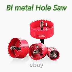 M42 Bi metal Hole Saw 15-300mm Drill Bit Arbor Pilot Hole Saw Metal Wood Plastic