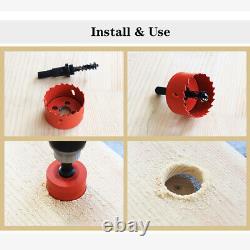 M42 Bi metal Hole Saw 15-300mm Drill Bit Arbor Pilot Hole Saw Metal Wood Plastic