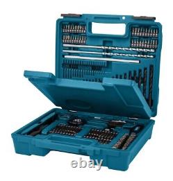 Makita E-06270 212PC Drill Bit Maintenance Set Wood Stone Metal Holesaw Flat Bit