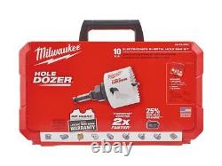 Milwaukee 49224201 HOLEDOZER 10 Piece Bi-Metal Matrix II Holesaw Set